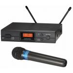 Audio-technica ATW-2120 UHF Wireless Systems Receiver and handheld cardioid dynamic microphone/transmitter.