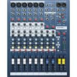 Soundcraft EPM 6 ԡ 6 Mono + 2 Stereo Audio Console features 6 Mono & 2 Stereo Channels, Recording and Live Sound Audio 