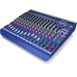 DM16 16-Input Analog Live/Studio Mixer from MIDAS provides remarkable sonic performance and amazing versatility. The DM16 Mixer features MIDAS microphone preamplifiers with true +48 phantom power that delivers transparency and nuanced low noise and h