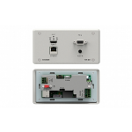 KRAMER WP-20 Active Wall Plate − 4K UHD HDMI & Computer Graphics with Ethernet, Bidirectional RS−232 & Stereo Audio over HDBaseT Transmitter