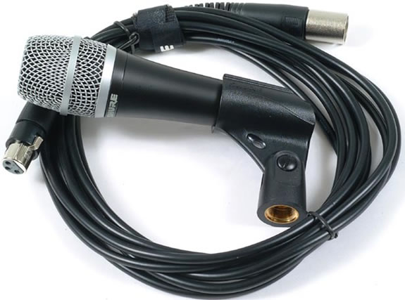 Cardioid Shure PG57-LC Instrument Dynamic Microphone 