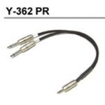 KIRLIN Y-362PR-2M µѭҳ§ ҡͧ§, 3.5mm Stereo Plug to 2 x Phone Plug to with 2.0M. Cable