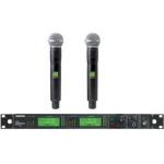 SHURE UR24D/SM58-R16 ⿹ UHF  Dual Channel Hand-Held Wireless Microphone System 