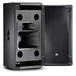 JBL STX835 Dual 15" Three-Way with Horn-Loaded MF/HF section, slot-loaded LF 