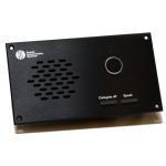 DIS FC 6020-FHB-XLR-GB-100 Chairman front plate w/loudspeaker, 90x160mm Black color with lockable XLR socket
