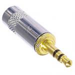 Neutrik NYS-231-G Mini Phone Plug (.3.5mm) Stereo Cable Nickel Shell " Gold Contact "