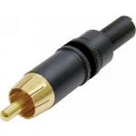 Neutrik NYS373-0 RCA Male Plug Cable, Black Color Ǽմ