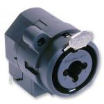 Amphenol ACJC6S XLR 3 pole female receptacle with 1/4" mono jack without switching contact, Bulk pack