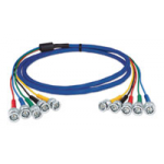 EXTRON MHR-5P BNC/3 Five Conductor MHR - Mini High Resolution Cable: BNC Male to Male - Plenum  - 3' (90 cm)