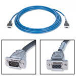 EXTRON VGAP M-F BK/50 VGA Cable: 15-pin HD Male Backshell to 15-pin HD Female Backshell - Plenum - 50' (15.2 m)