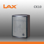 LAX CK10 ⾧ Single 10" Coaxial Speaker