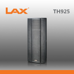 LAX TH925 ⾧ Dual 15" Full Range Speaker