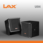 LAX U04 ⾧ 1 × 4.5" Full Range Speaker