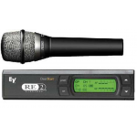 Electro-Voice RE2-510 Handheld system includes: HTU2C-510 transmitter featuring the RE510 super cardioid Condenser element, and RE-2 diversity receiver.