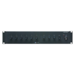 AUSTRALIAN MONITOR AMIS250 ͧ§ Mixer Amplifier. 250W. 6 x dual balanced mic/line inputs. 100V, 70V, 4Ω & 8Ω outputs. 240VAC & 24VDC. 2RU