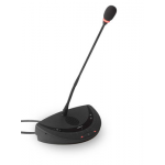 TELEVIC Confidea L-DIV Wired delegate unit with built-in loudspeaker, microphone connector, 5 voting buttons, channel selector with OLED display. Microphone to be ordered separatly.