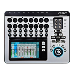 QSC TOUCHMIX-16 ԡ Touch-screen digital audio mixer with 16 mic/line inputs, 2 stereo inputs, 4 effects, 6 mono aux sends, 2 stereo aux sends.