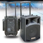 BIK SLC-8 ⾧ 8"  CD   VHF 2 ⿹ ẵ 㹵  PA POTRABLE SPEAKER SYSTEM DVD/CD/USB/MP3