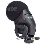 RODE Stereo VideoMic Pro ไมโครโฟน XY stereo condenser microphone with integrated shockmount, HPF and level control. Designed to connect directly to consumer video cameras and DSLRs