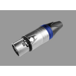 LIDGE YM-001C (Blue)  XLR  3  ҧ Ѻ (չԹ) 3-pole XLR cable mount female socket, nickel plated shell