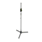 Gravity GMS43 Straight Microphone Stand With Folding Tripod Base