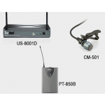 JTS US-8001D/PT-850B شẺҵԴ UHF Single Channel Set - Beltpack with CM-501