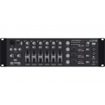    HILL AUDIO ZPR-4620V2 4 Zone Mixer, 6 Stereo + 2 Mic Inputs, 3 Band EQ, Emergency Features
