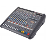 Dynacord DC-PM1000-3-UNIV ԡ Powered mixer 2 x 1,000W @ 4 ohm class D, 6 Mic/Line + 4 Mic/Stereo-Line, 4x4 In/Out USB digital interface, Master outputs with 7-band EQ, 2 Aux, 2 FX, 2 Mon, 1 Master L/R