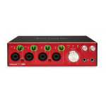 Focusrite Clarett 4Pre USB 18-in/8-out USB 2.0 Audio Interface with 4 Mic Preamps and Focusrite "Air" Effect, 24-bit/192kHz Conversion, ADAT I/O, 2 Headphone Outputs, and Included Software Bundle - Mac/PC