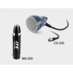 JTS CX-520/MA-500 ͧժԴ䴹Ԥ Moving Coil Dynamic ҾѺ Phantom Power Adaptor ѺѺ§ͧջ Harmonica, Flute, Percussion Microphone for Diatonic and Chromatic Harmonica (Comes with MA-500)