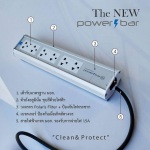 Clef Audio PowerBAR 6 ͧ Ҵ˭ (16 AWG) Ƕ֧ 3  Power Distribution