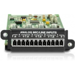 Symetrix 4 Channel Analog In Card Mic/Line input card, +48V phatom, 54.4dB of mic pre-amp gain