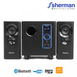 Sherman SB-55B3B ش⾧礷տҤ㹵 к§ Digital 2.1CH. 50W(rms) , Bluetooth,USB, MIC