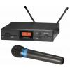 Audio-technica ATW-2120 UHF Wireless Systems Receiver and handheld cardioid dynamic microphone/transmitter.