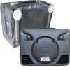 XXL Mini PORT-8 III ตู้ลำโพงพร้อมแอมป์ขยายเสียง 200W Max 8"  ไมค์ลอย 2 ตัว แบบ VHF PA Speaker System FM, USB Mp3 Player, MIC. Echo, Battery