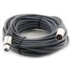 ⿹ Microphone Cable  male XLR to female XLR microphone cable with Neutrik connectors. Length: 15m. Colour: Black 