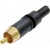 Neutrik NYS373-0 RCA Male Plug Cable, Black Color Ǽմ