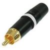 Neutrik NYS373-9 RCA Male Plug Cable, White Color Ǽբ