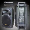 BIK USK-15V-BT ตู้ลำโพง 15 นิ้ว 2 ทางแบบเคลื่อนที่พร้อมไมค์ลอย 450 วัตต์ PA Speaker System 450W ตู้ลำโพงอเนกประสงค์ 15", MP3, USB, 2 ไมค์ลอย VHF /ราคาต่อ 1 ตู้
