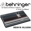 Behringer XL-3200 มิกเซอร์ Premium 32-Input 4-Bus Live Mixer with XENYX Mic Preamps and British EQs