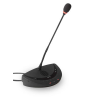 TELEVIC Confidea L-DV Wired delegate unit with built-in loudspeaker, microphone connector, 3 voting buttons and OLED display. Microphone to be ordered separatly