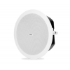 QSC AD-C4T-LP ลำโพงเพดาน 4.5" Two-way low-profile ceiling speaker, 70/100v transformer with 16Ω bypass, 150° conical DMT coverage, includes C-ring and rails for blind mount installation. Priced individually but must be purchased in pai
