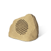 WORK MR 110 S LINE garden speaker with a rock shape.