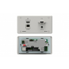 KRAMER WP-20 Active Wall Plate − 4K UHD HDMI & Computer Graphics with Ethernet, Bidirectional RS−232 & Stereo Audio over HDBaseT Transmitter