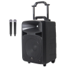 Soundvision ESiGO ESi100D ชุดเครื่องเสียงเคลื่อนที่ 10 นิ้ว มีแอมป์ในตัว Bi-Amp Class D 120 วัตต์ พร้อมไมค์ลอยคู่ ย่าน UHF มีบลูทูธในตัว Professional all in one portable speaker