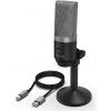 FIFINE K670 ไมโครโฟนพร้อมแจ็ค USB MICROPHONE FOR PC, RECORDING AND STREAMING