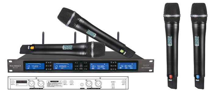 MACARDEN MC-310H ⿹ẺͶ 4   UHF Wireless Microphone ö¹֧ 200 