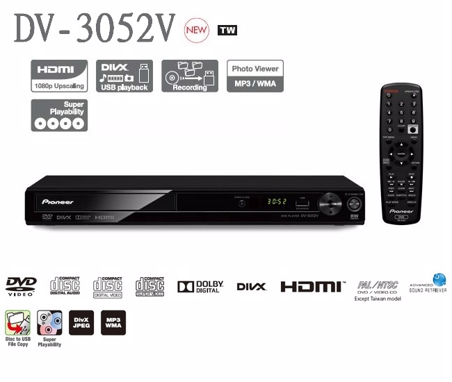 Pioneer DV-3052V ͧ ѹ֡մ HDMI DVD